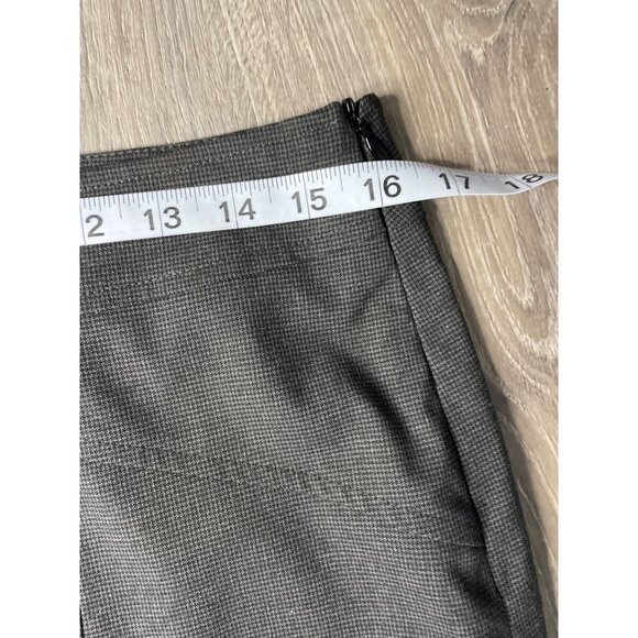 Coldwater Creek Brown Cotton Straight Pencil Skirt Sz 10P - Picture 7 of 9